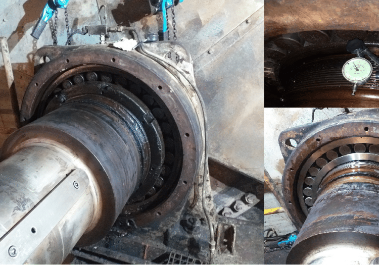 Industria papelera: montaje y desmontaje de un gran rodamiento 2 Noticia 5